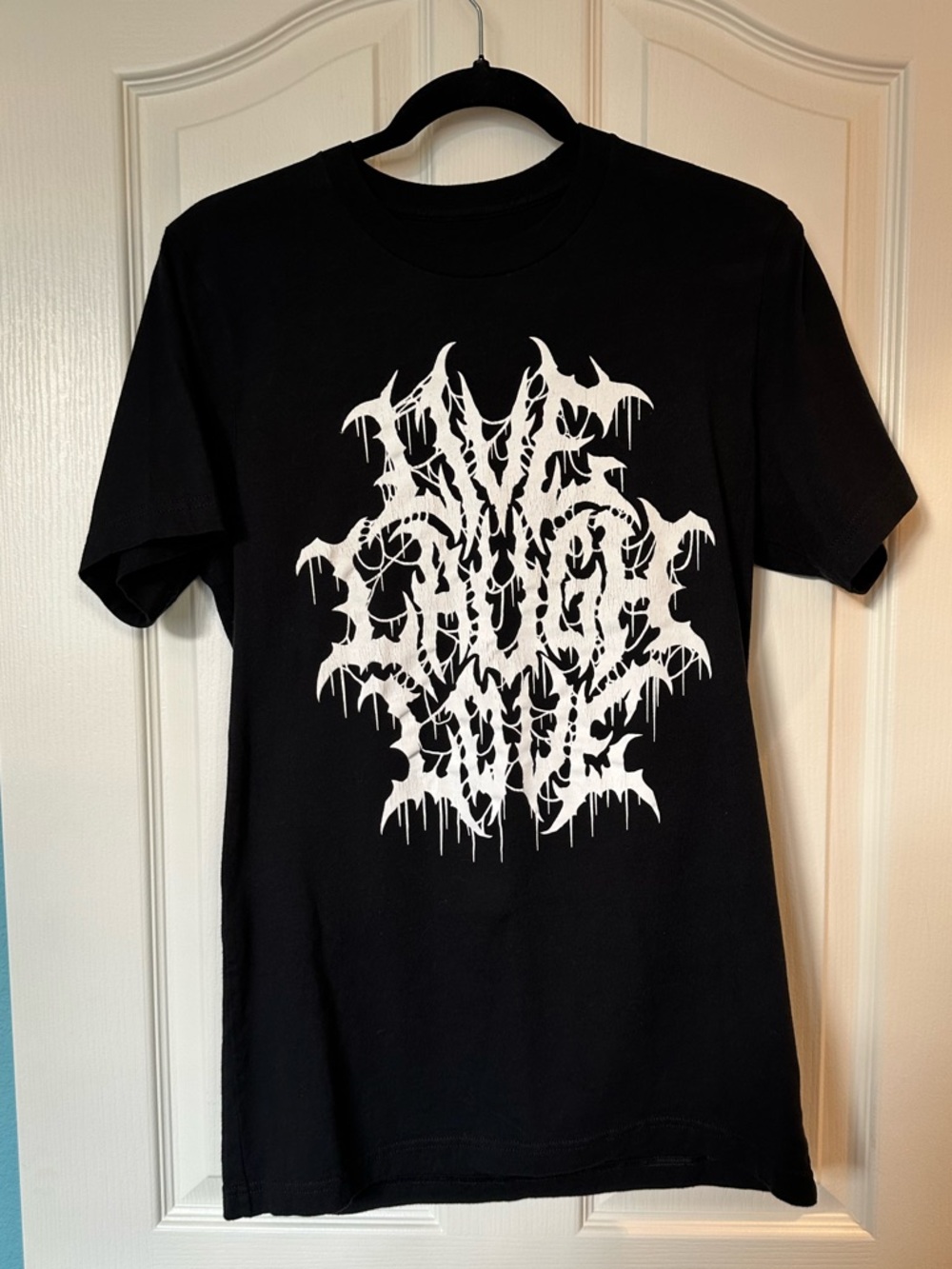 Black Graphic Short-Sleeve T-Shirt